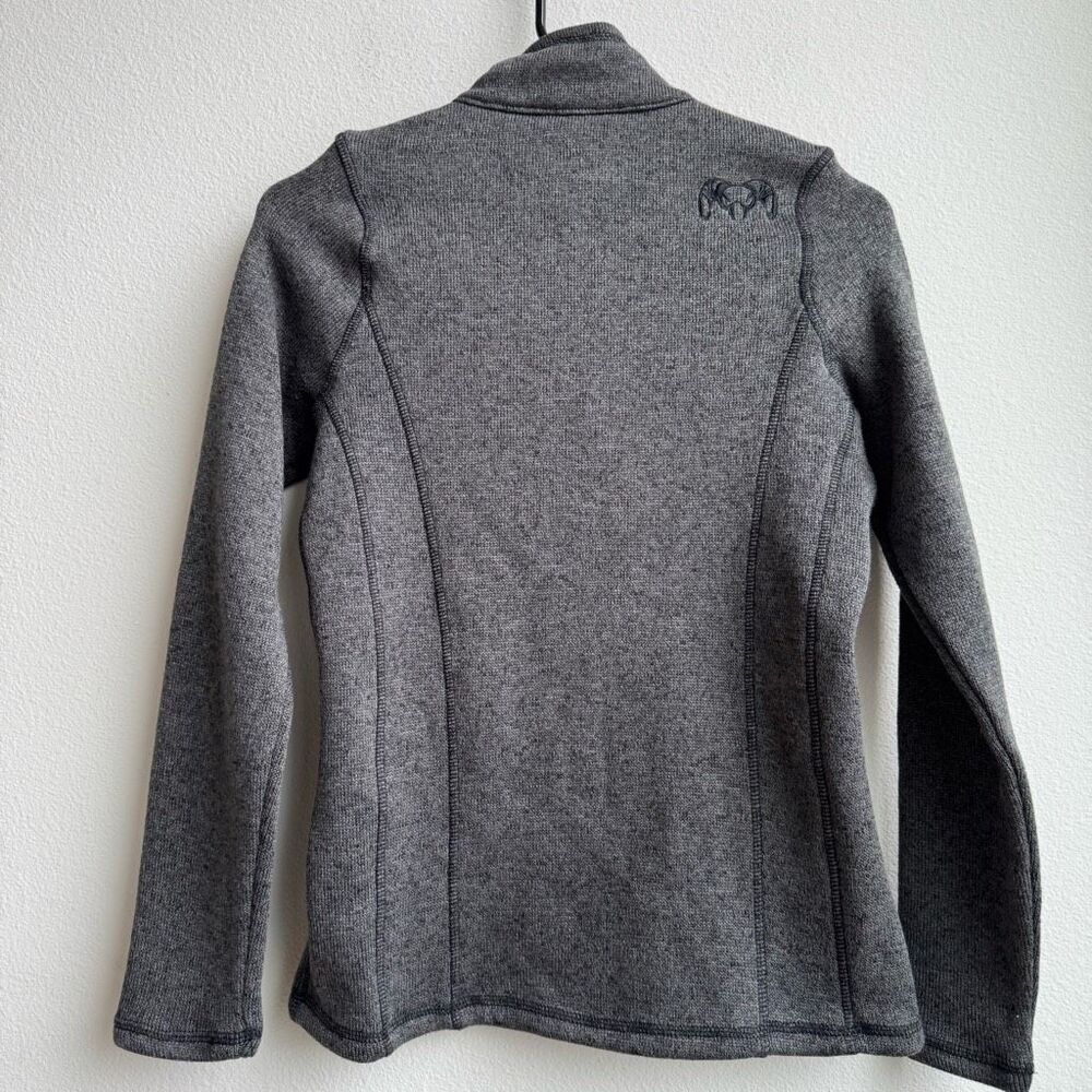 Kuiu Jacket Womens Size XS Gray High Loft Sweater Fleece Full Zip Thumbholes - Picture 7 of 7